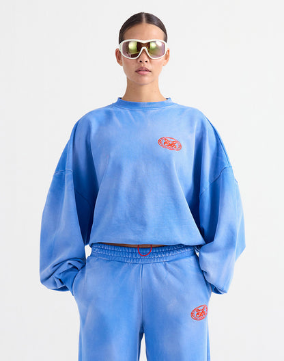 Livia oversized sweater blue