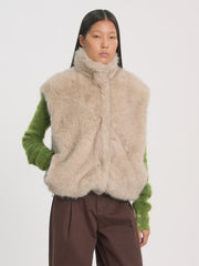Piper vest silver grey