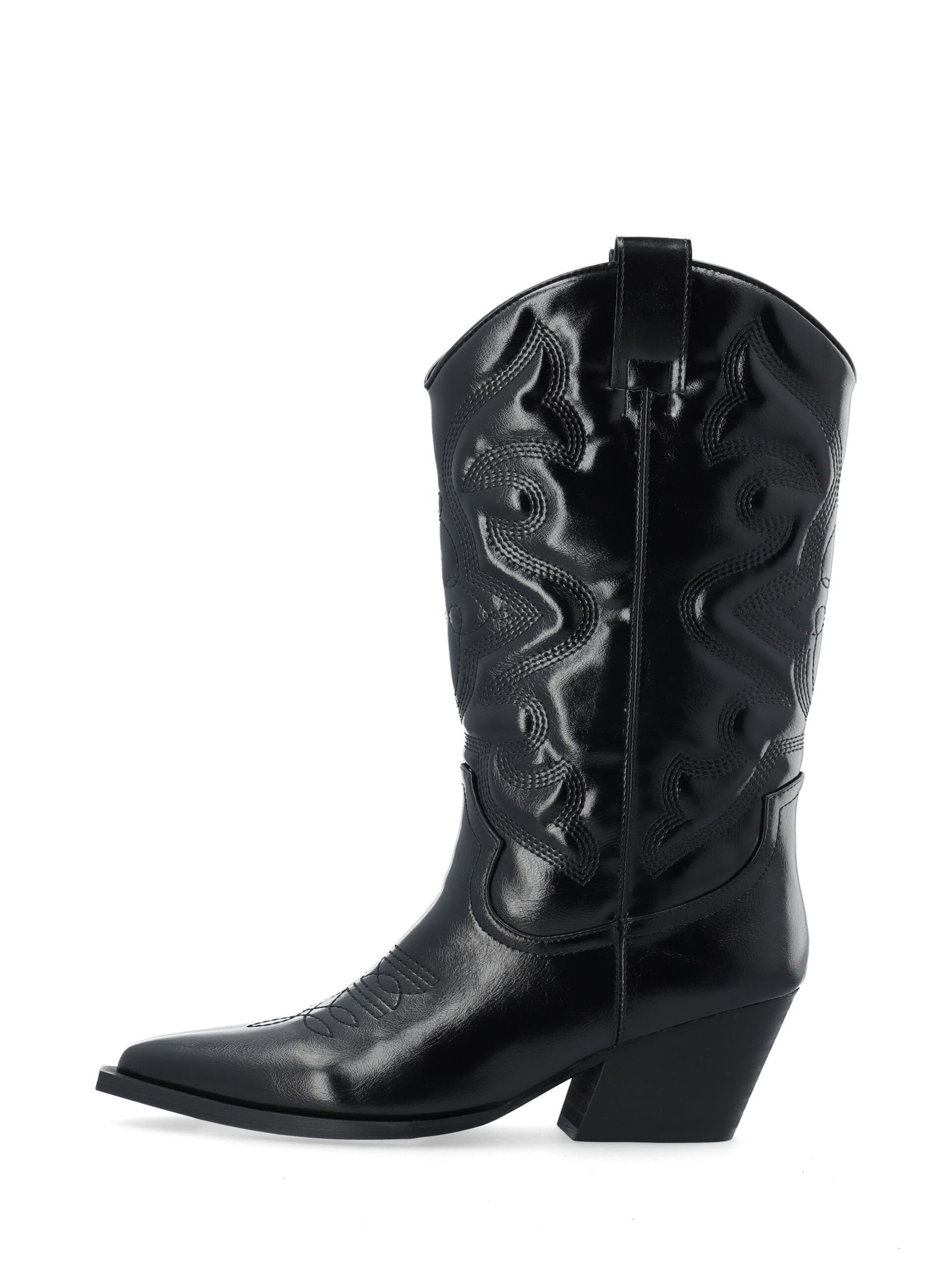 Biajody Western Boots Black
