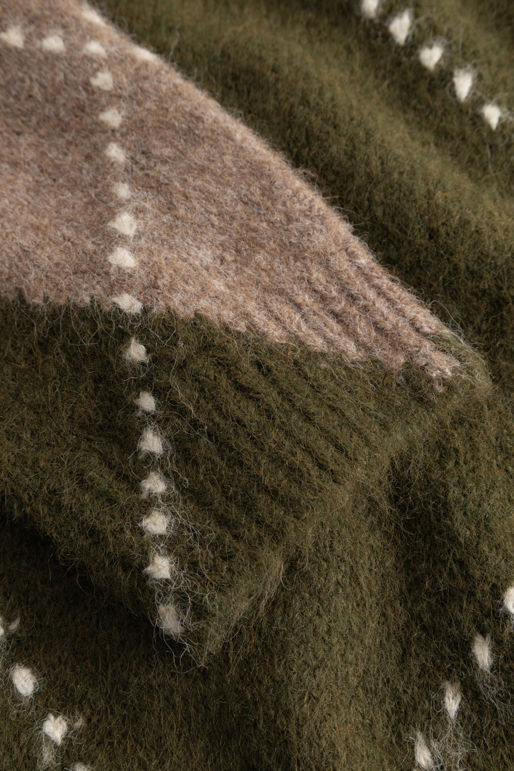 Laiana Knit Cardigan Avocado Green Mix