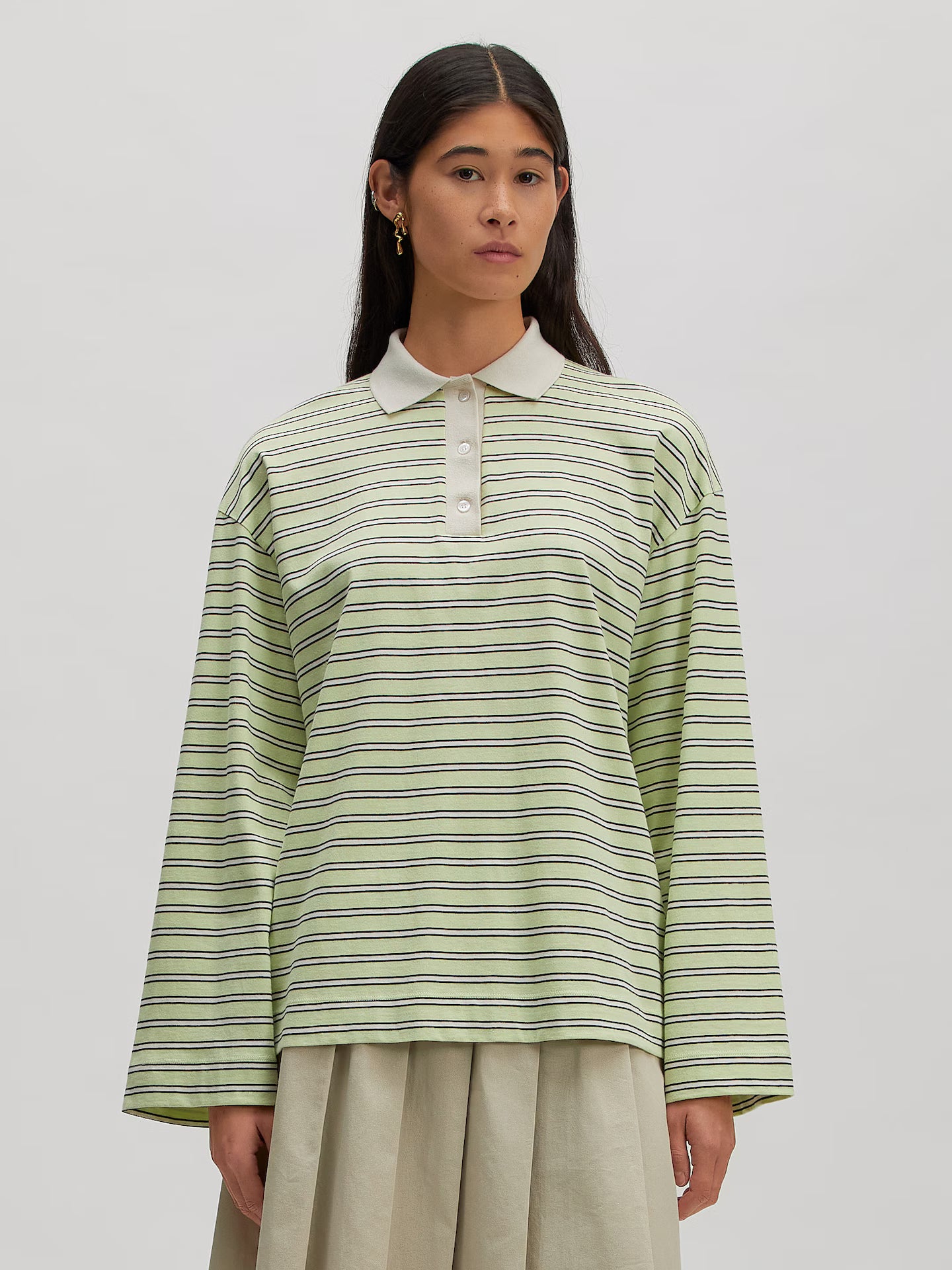 Cindy longsleeve shirt green