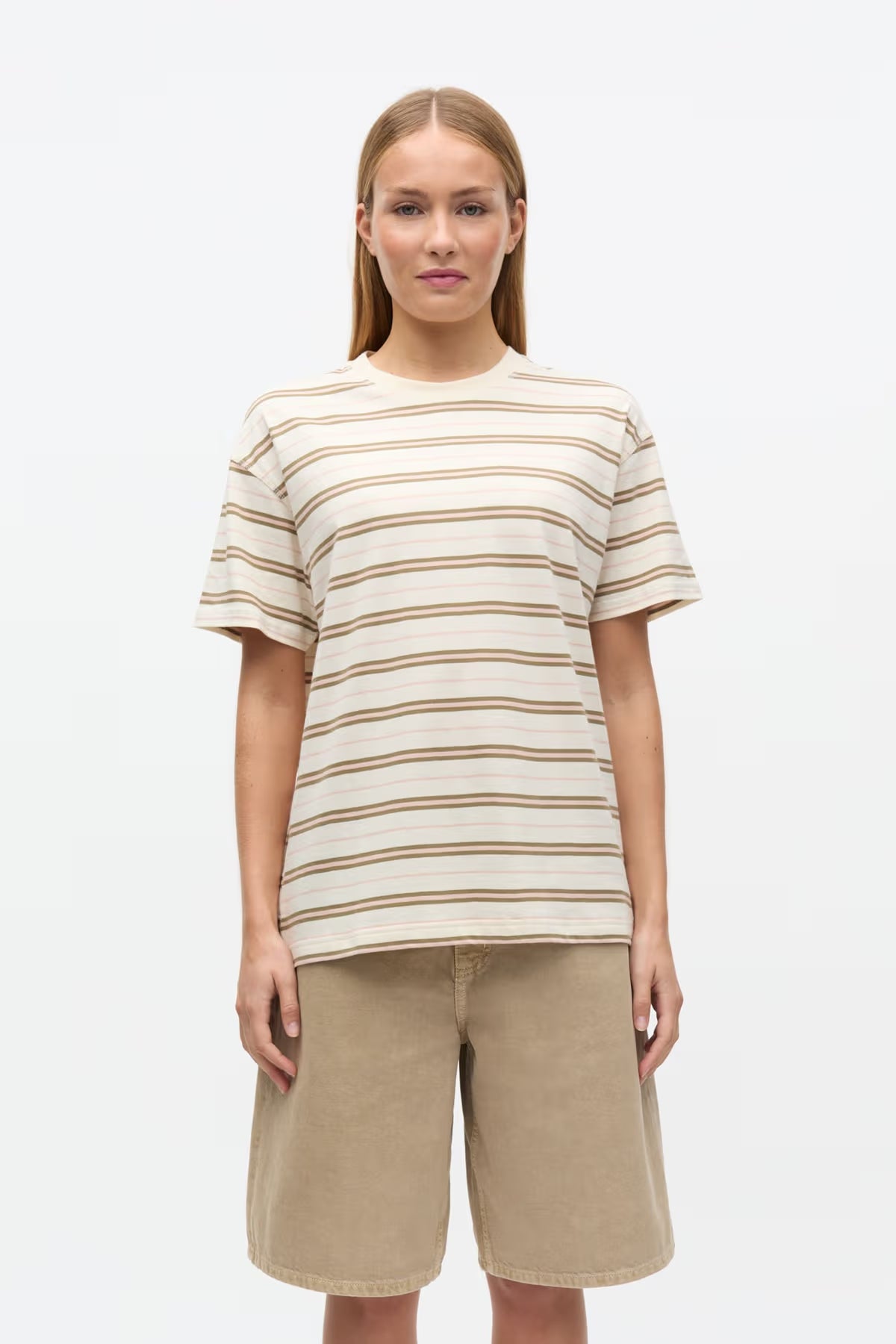 Enkulla LS Stripe Rose Cream