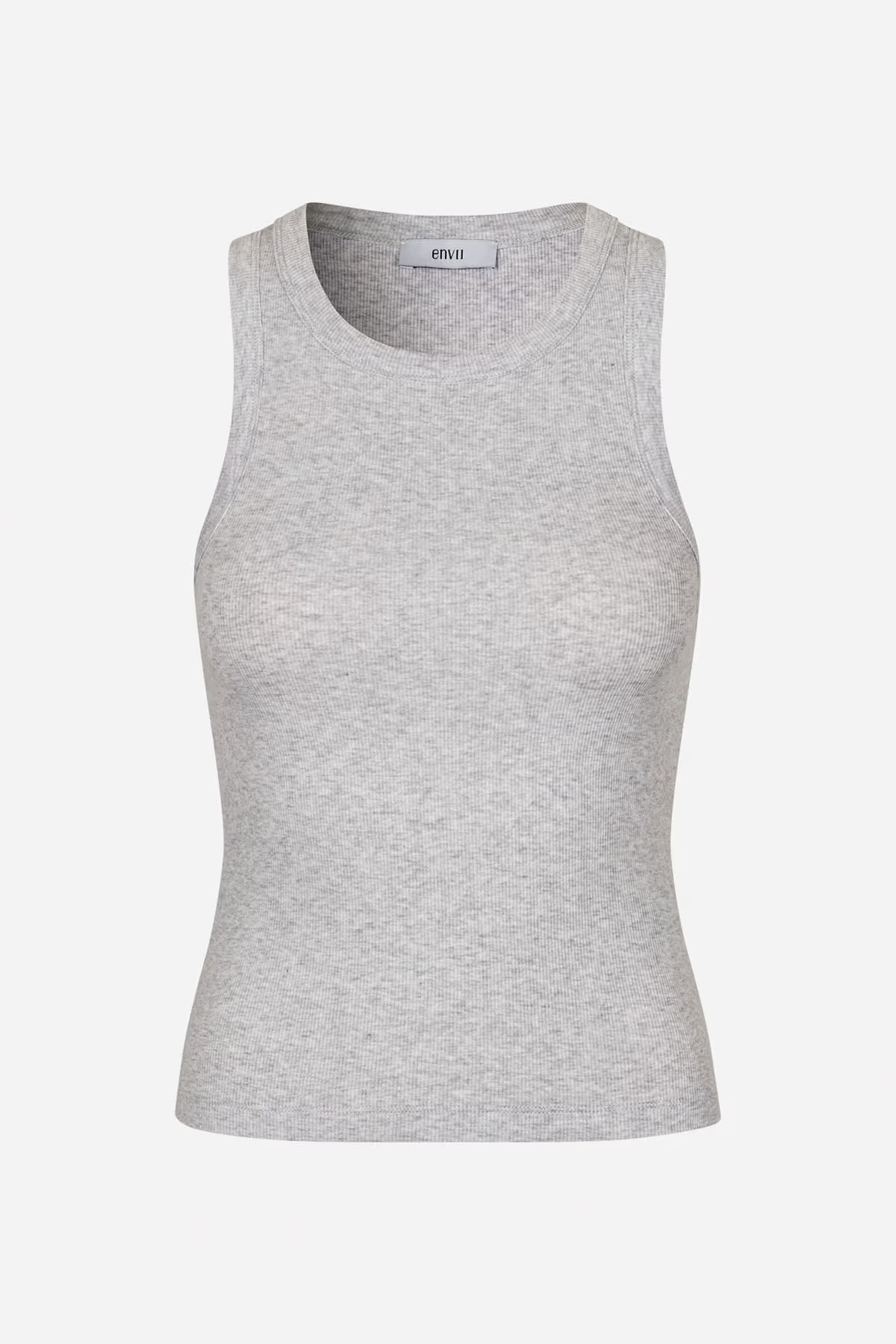 Enally racer top light grey melange