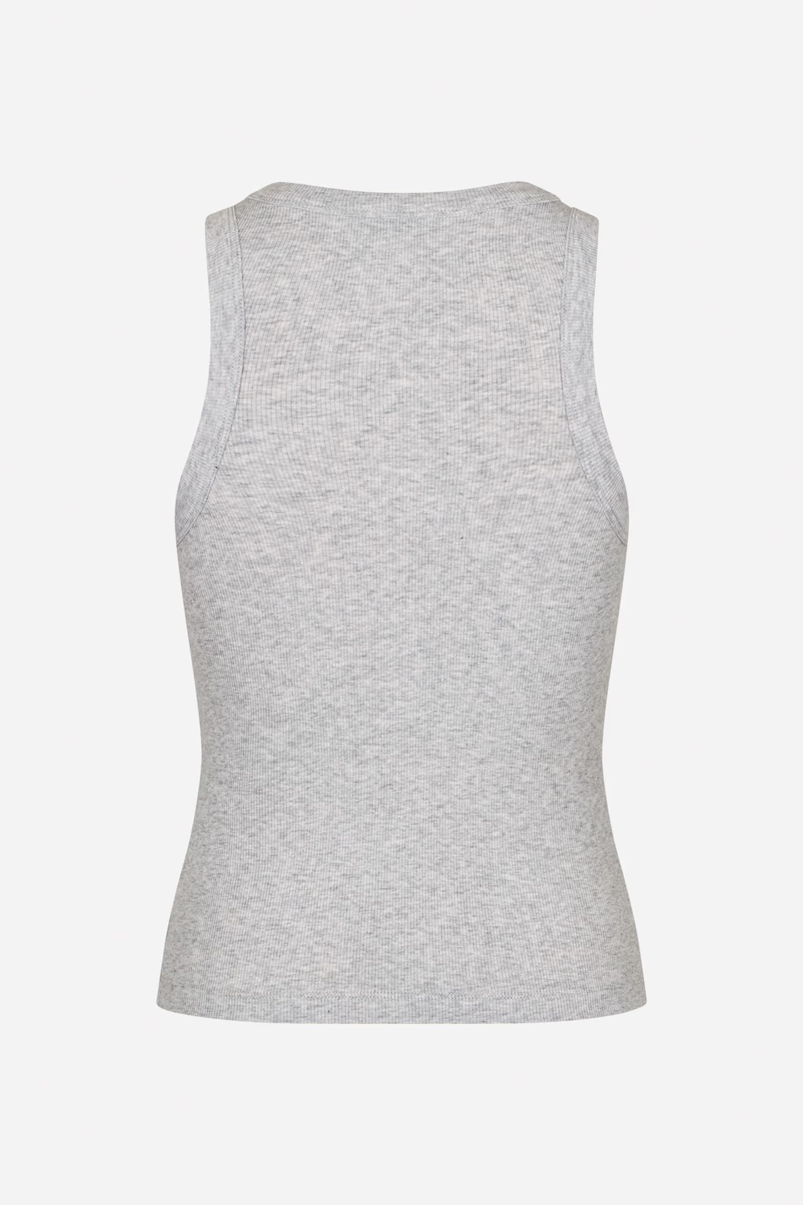 Enally racer top light grey melange