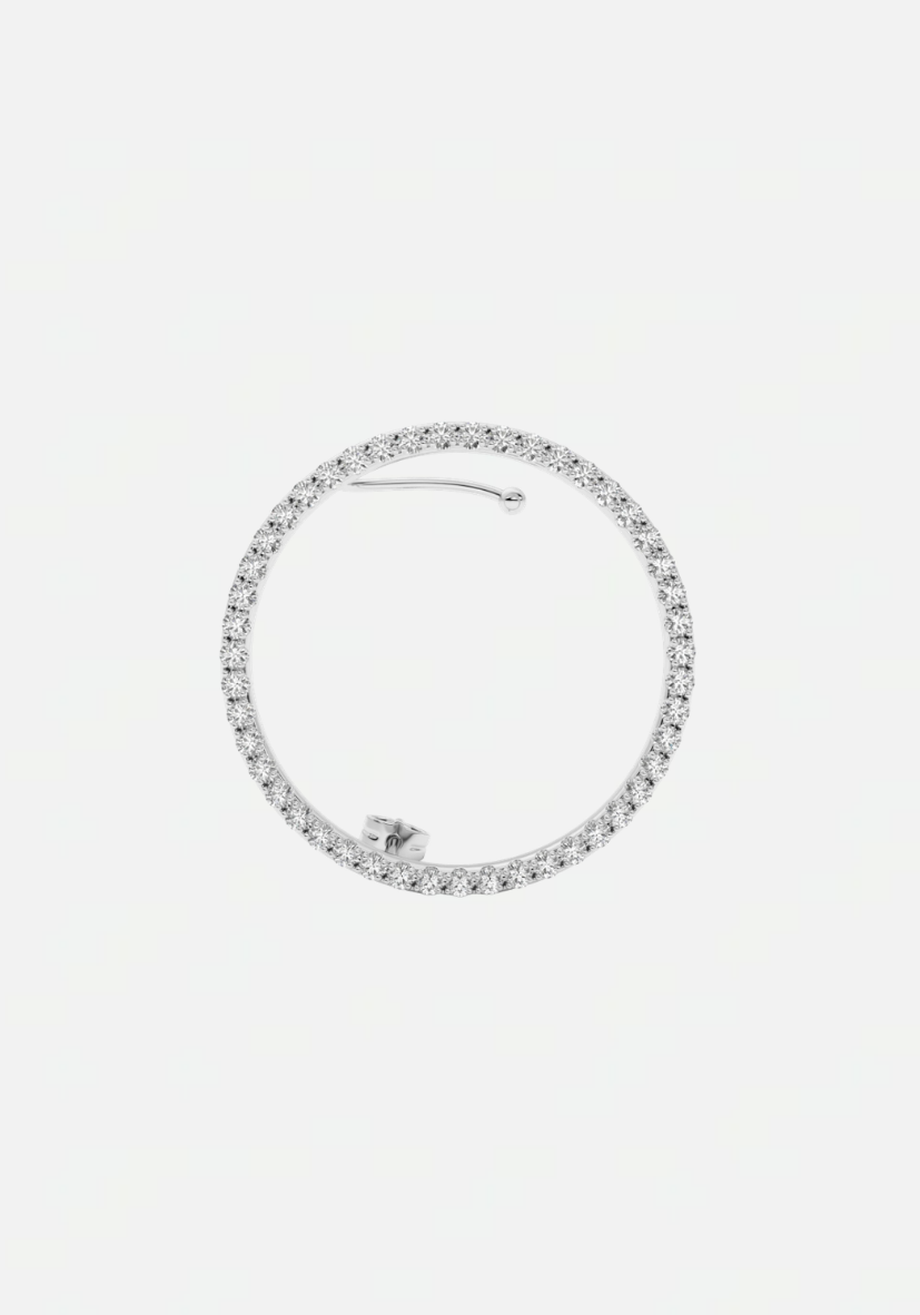 Kay Diamond Earstud Silver