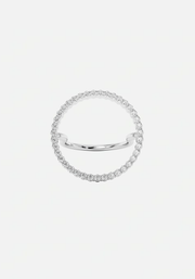 Jill Diamond Ring Silver