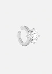 Solitaire earcuff silver