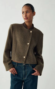 N-nox blazer evalina brown check
