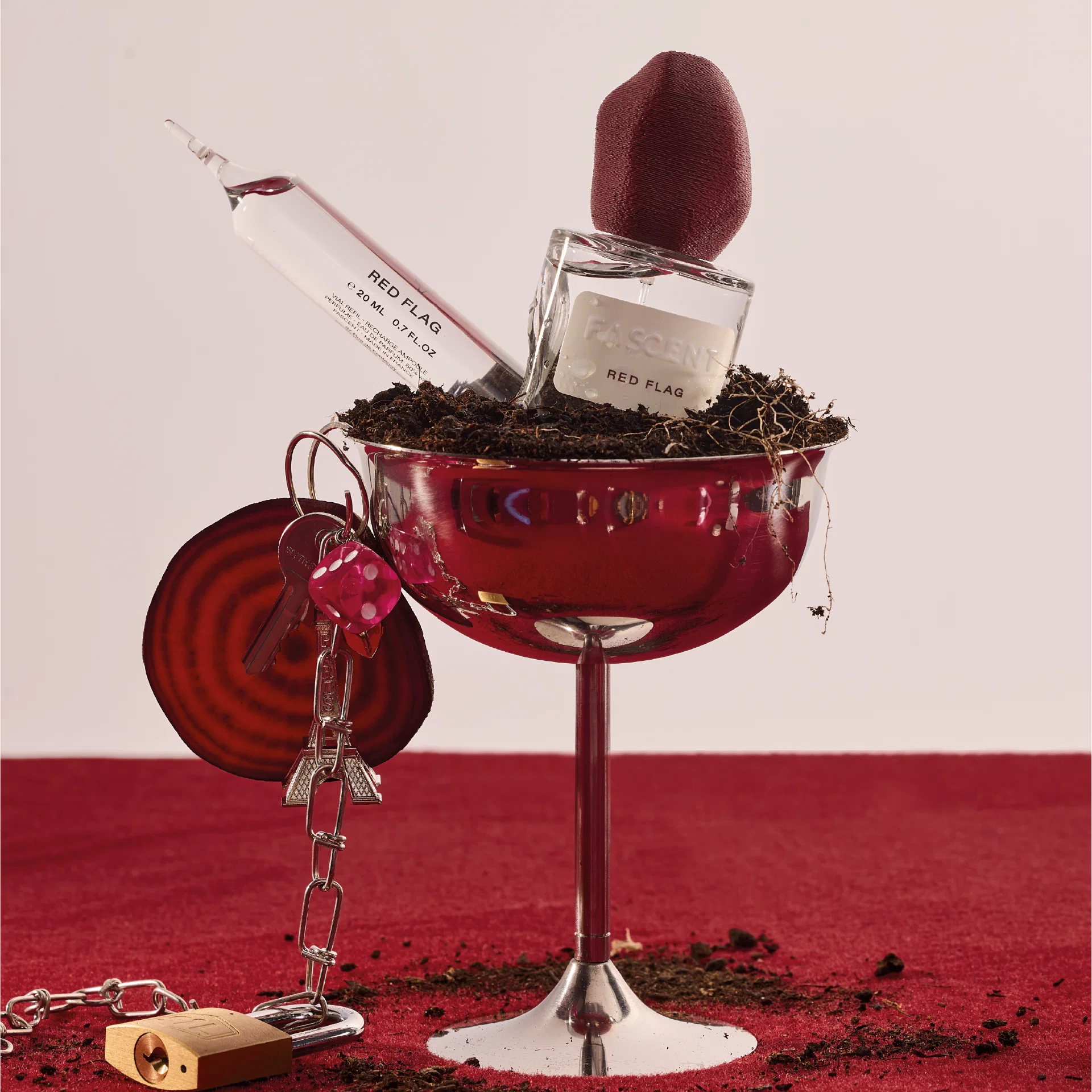 Red flag perfume