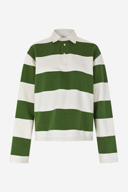 Entour ls polo chive gardenia stripe