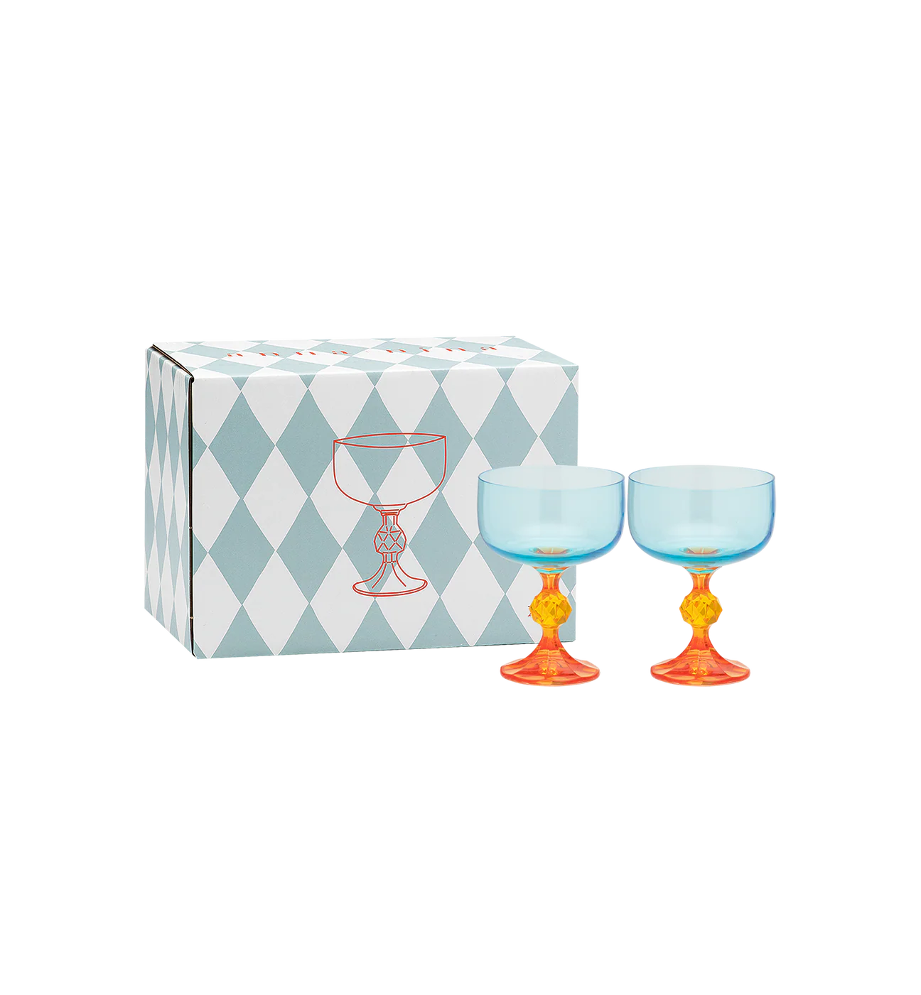 Paradise Cocktail Glass Set of 2