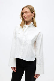 Enweb shirt tie white