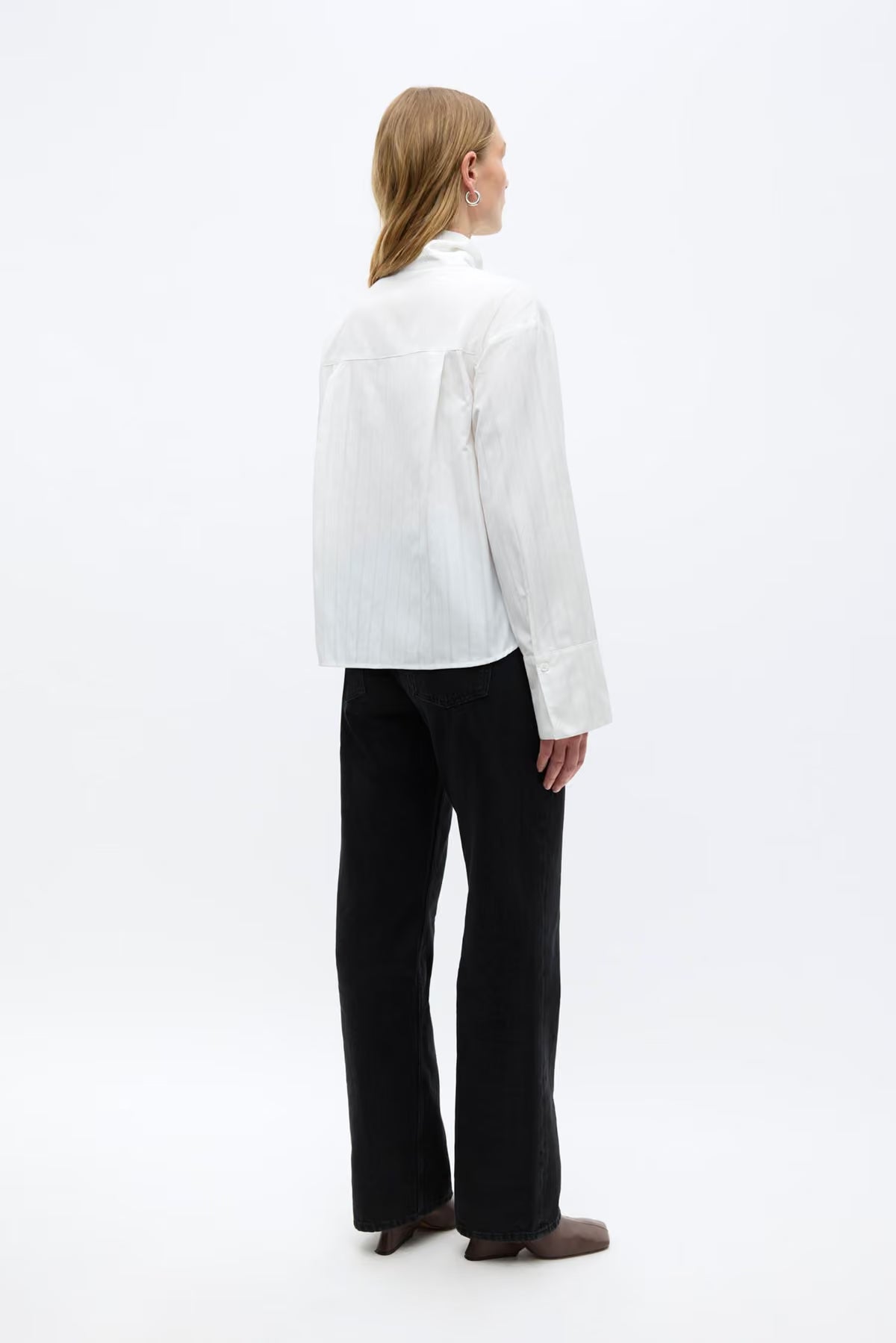 Enweb shirt tie white