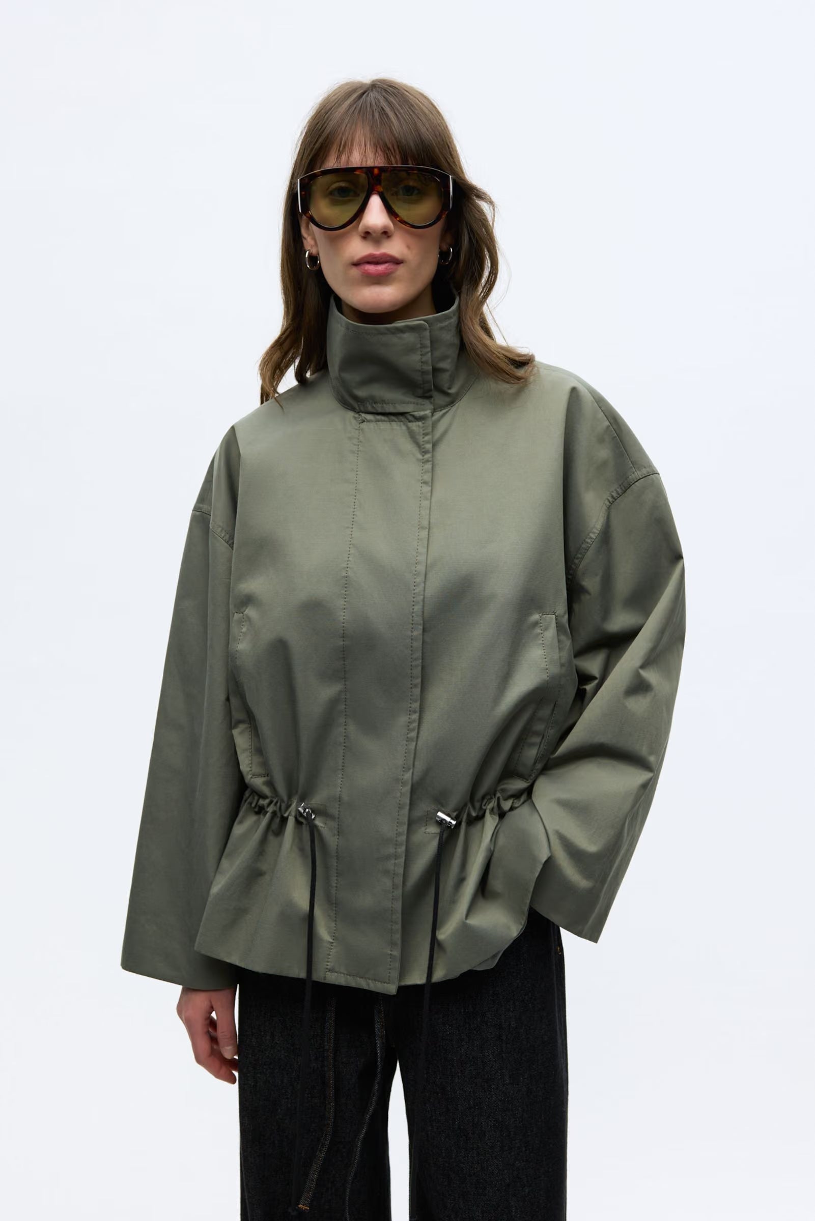 Ensylvie jacket vintage khaki