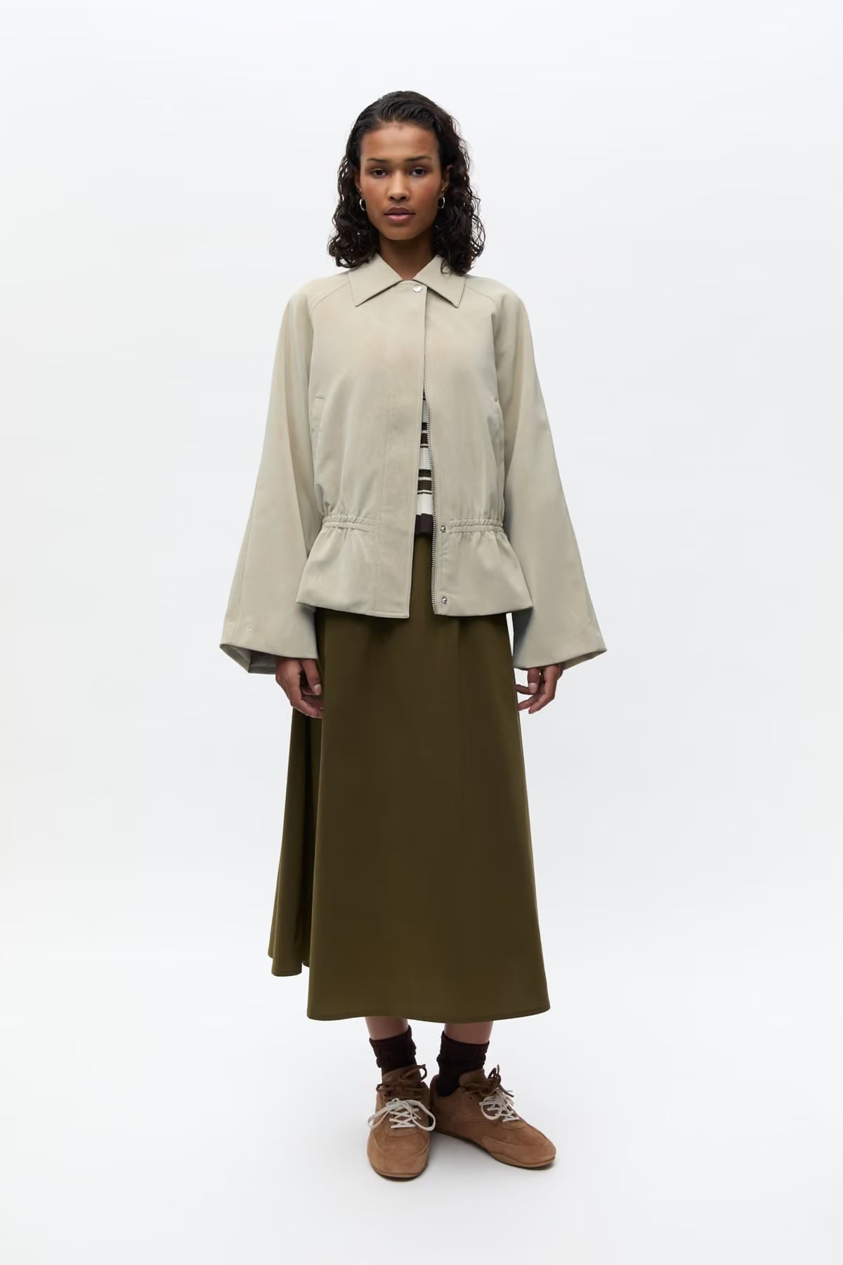 Ensara jacket silver birch