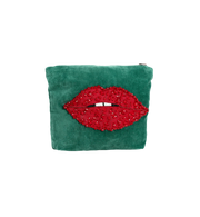 The beaded pout make up bag