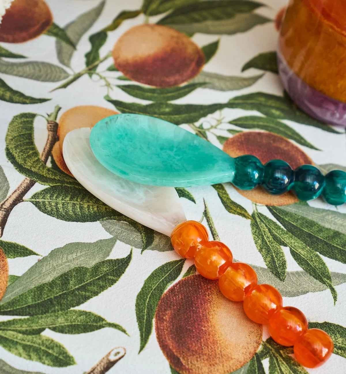 The basil salad server