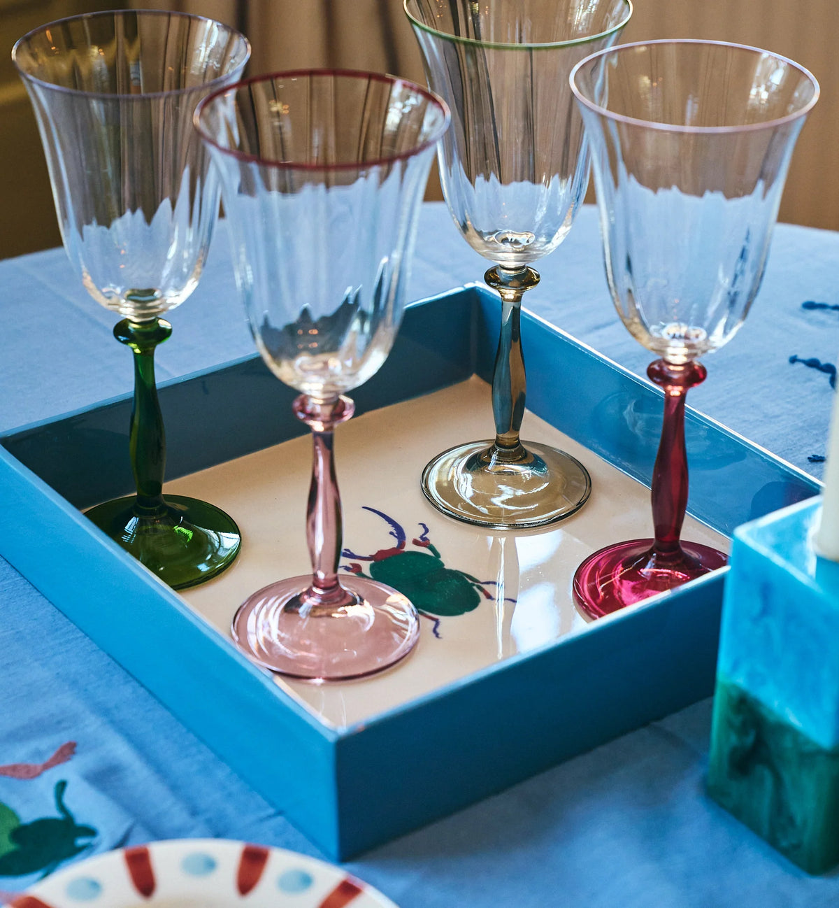 Toasts & Tales Optic Wine Glass Set of 4