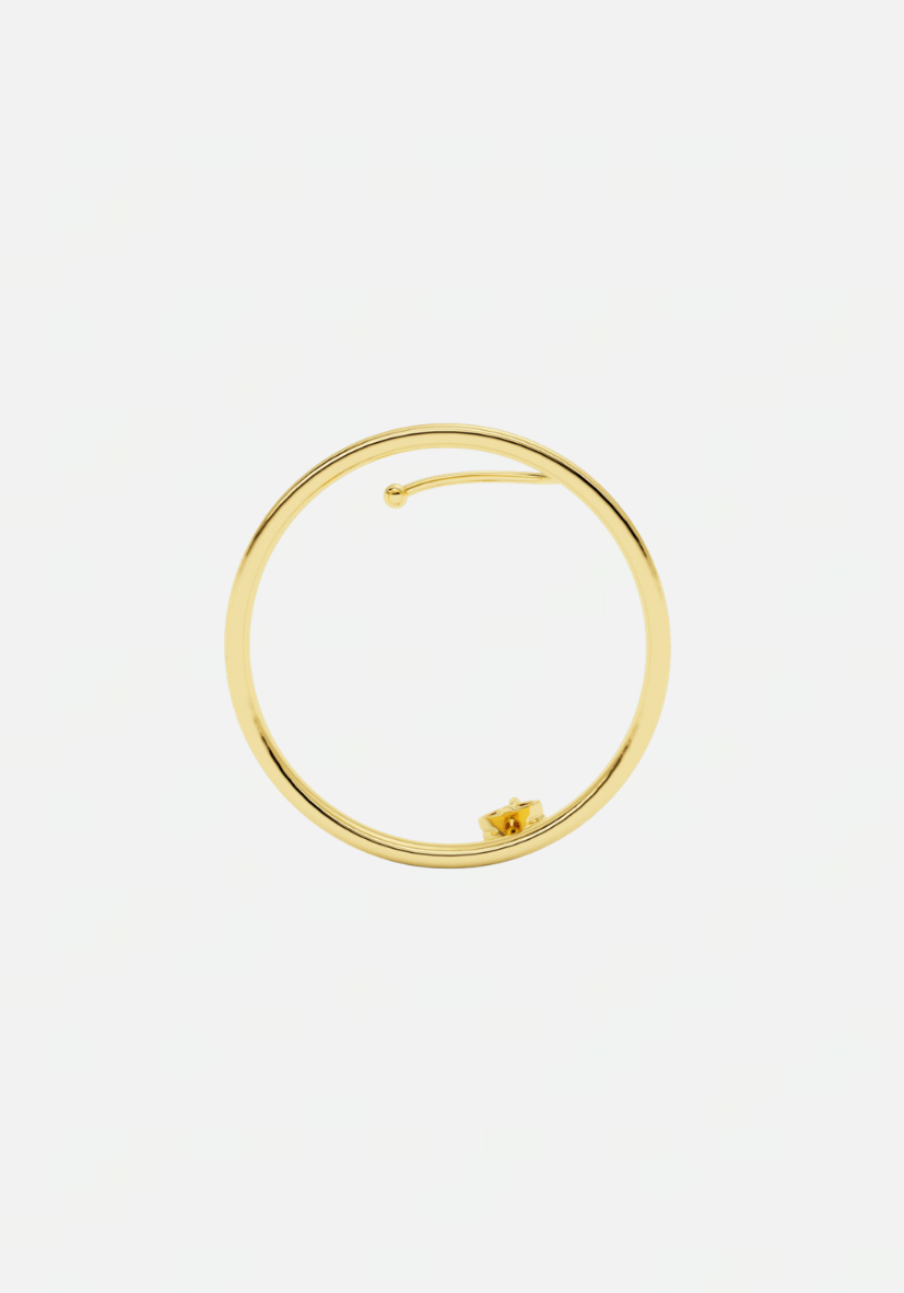 Kay earstud gold