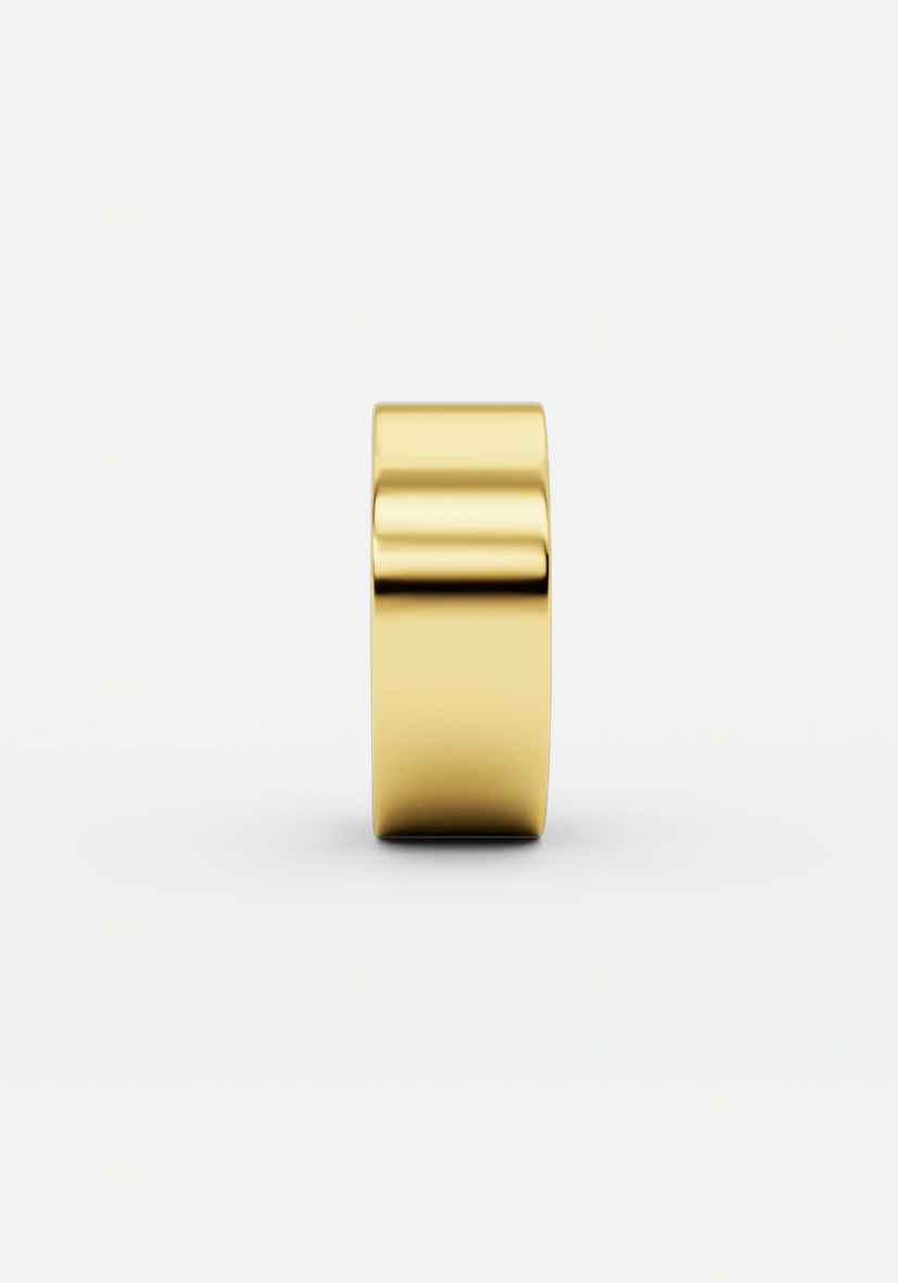 Flat earcuff gold