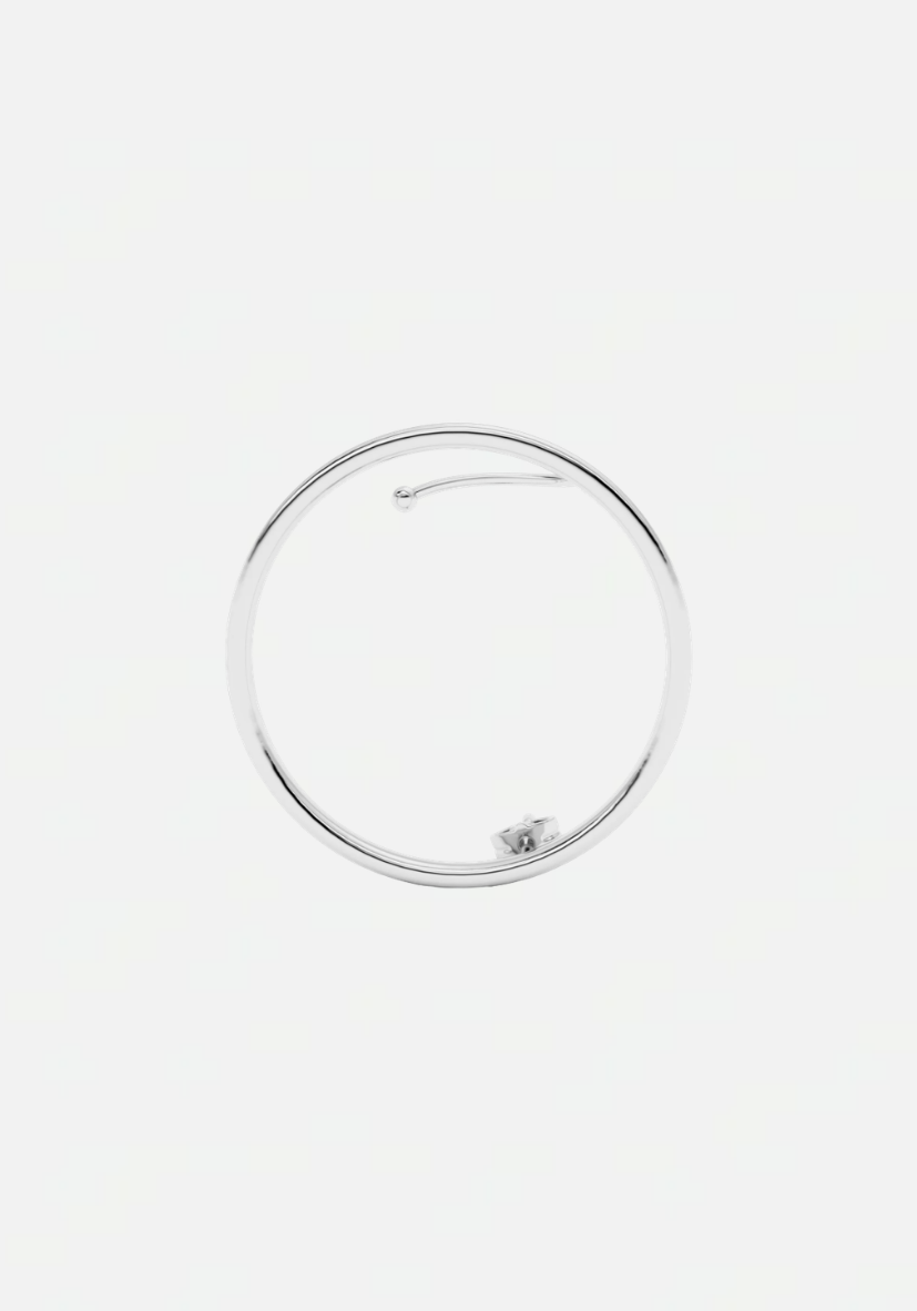 Kay earstud silver