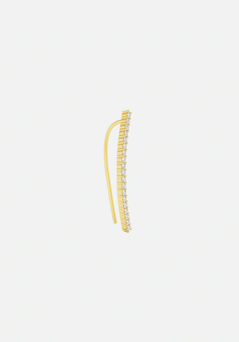 Iris climber earring