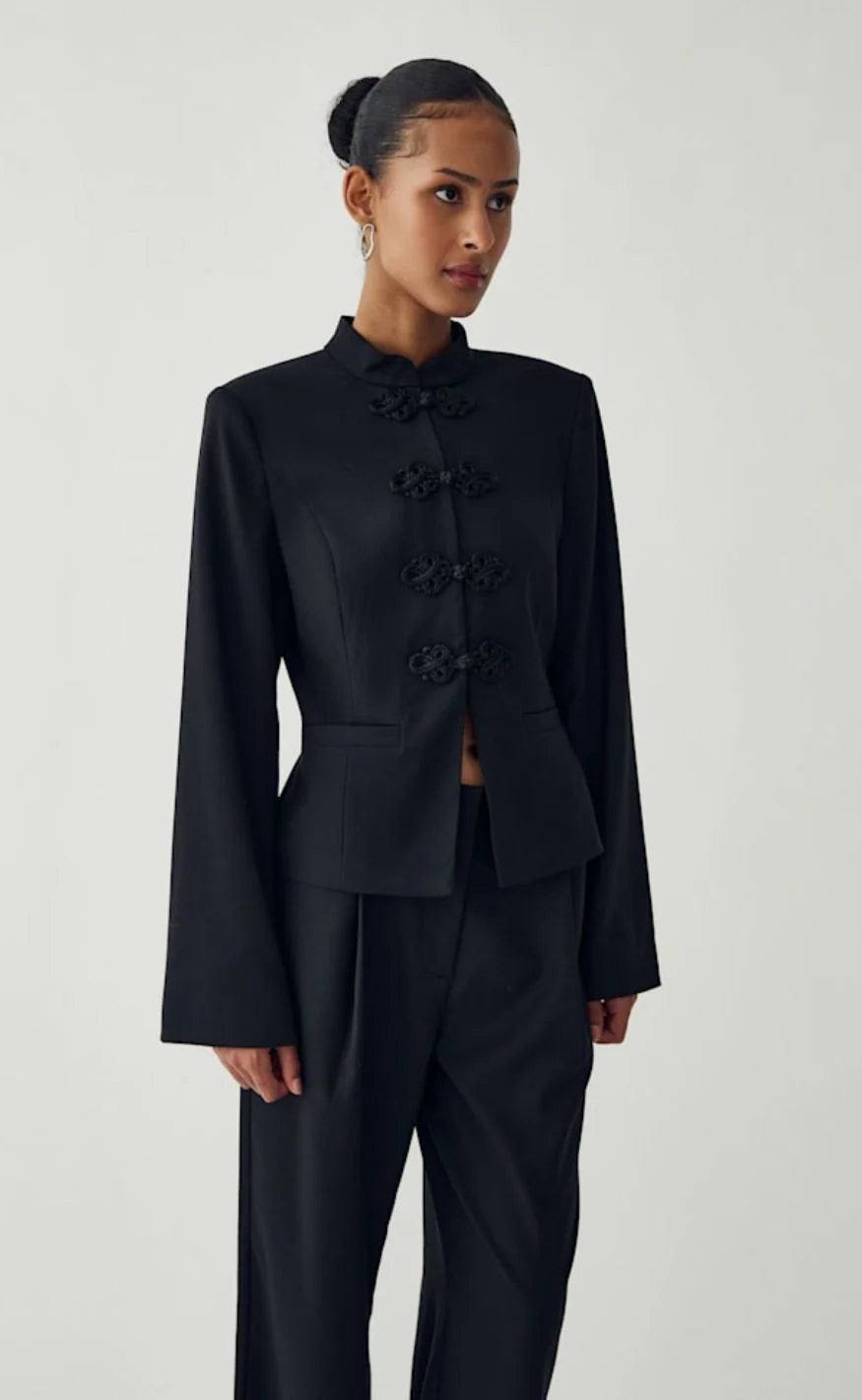 N-nana black fitted blazer