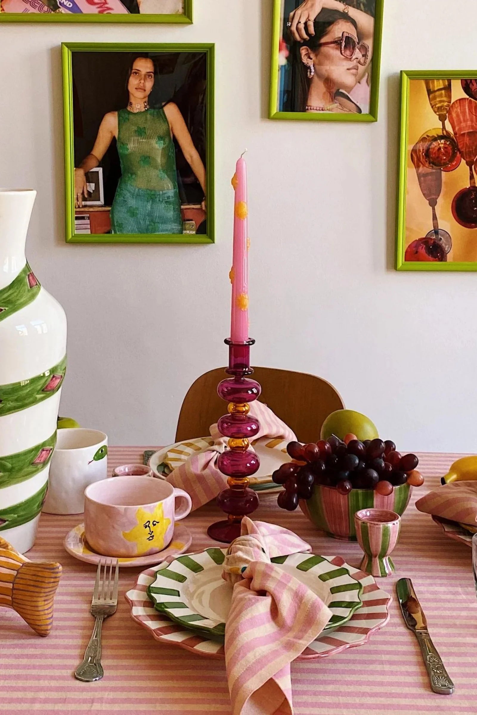 Sunshine 3D Candle Set Multicolour