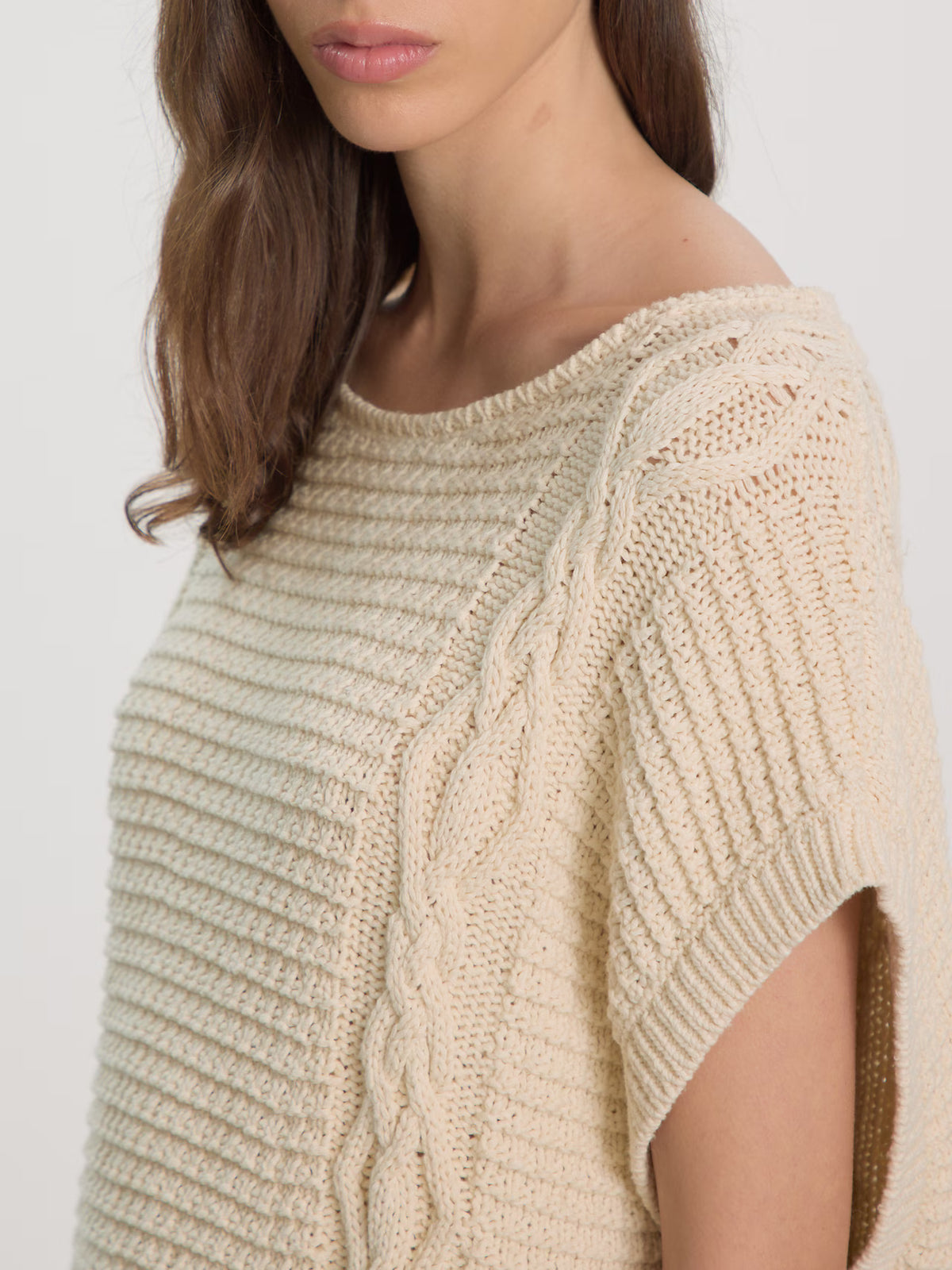 Jesse Knit Vest Off White