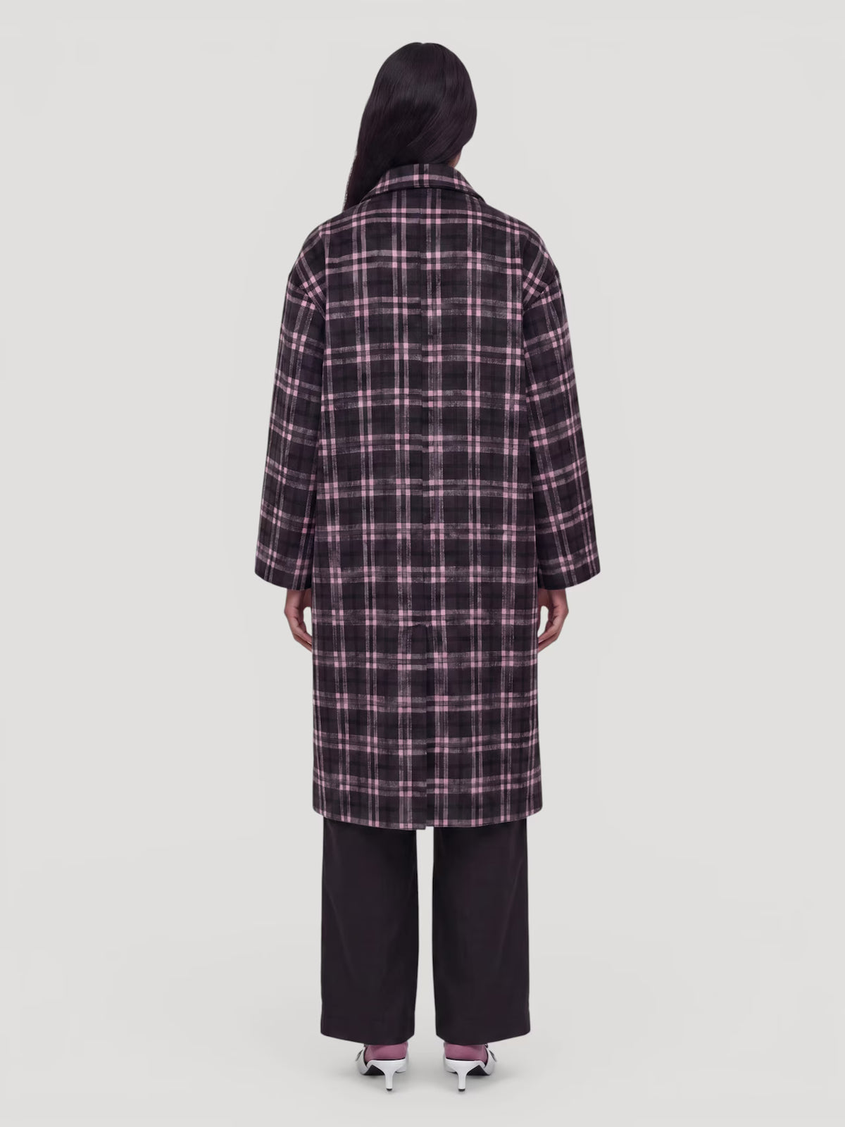 Ignacio Coat Pink check