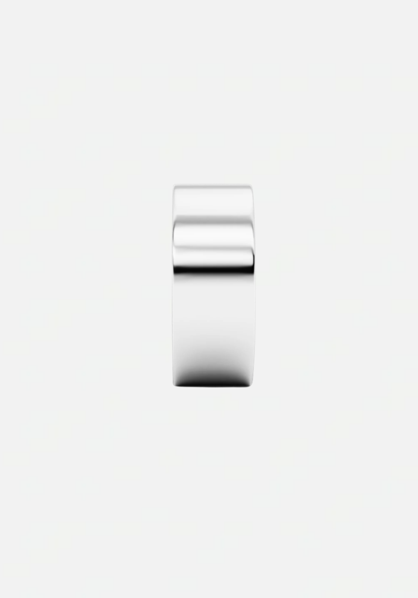 Flat earcuff silver
