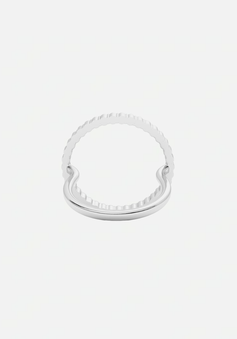 Jill Diamond Ring Silver