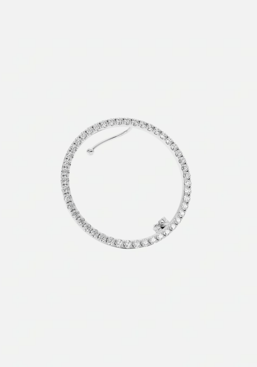 Kay Diamond Earstud Silver