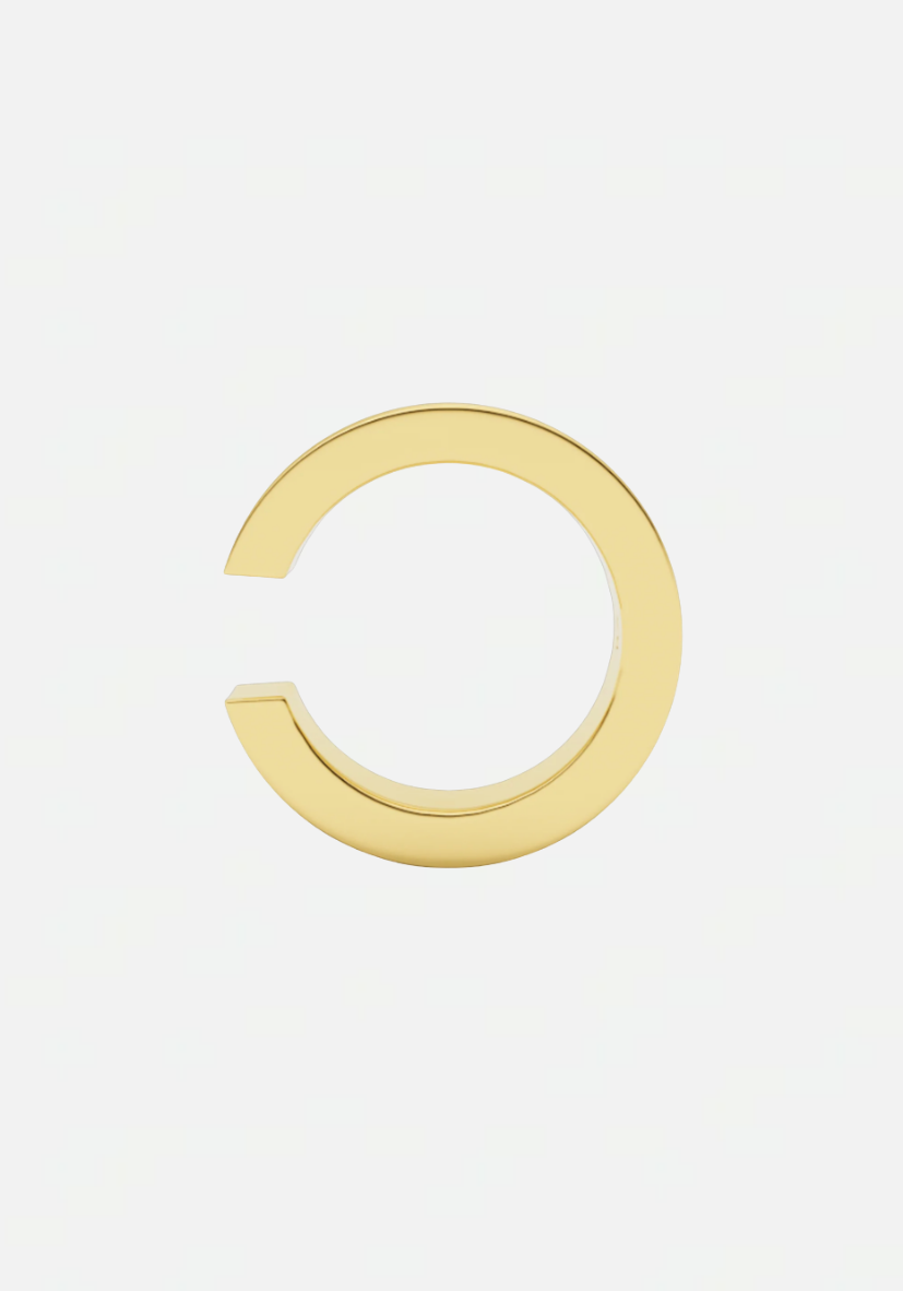 Flat earcuff gold
