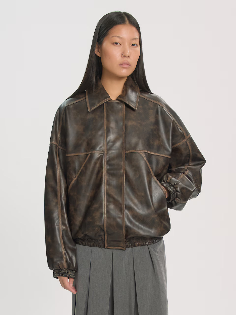 Jilian jacket brown washed