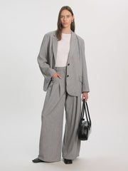 Marou trousers grey melange