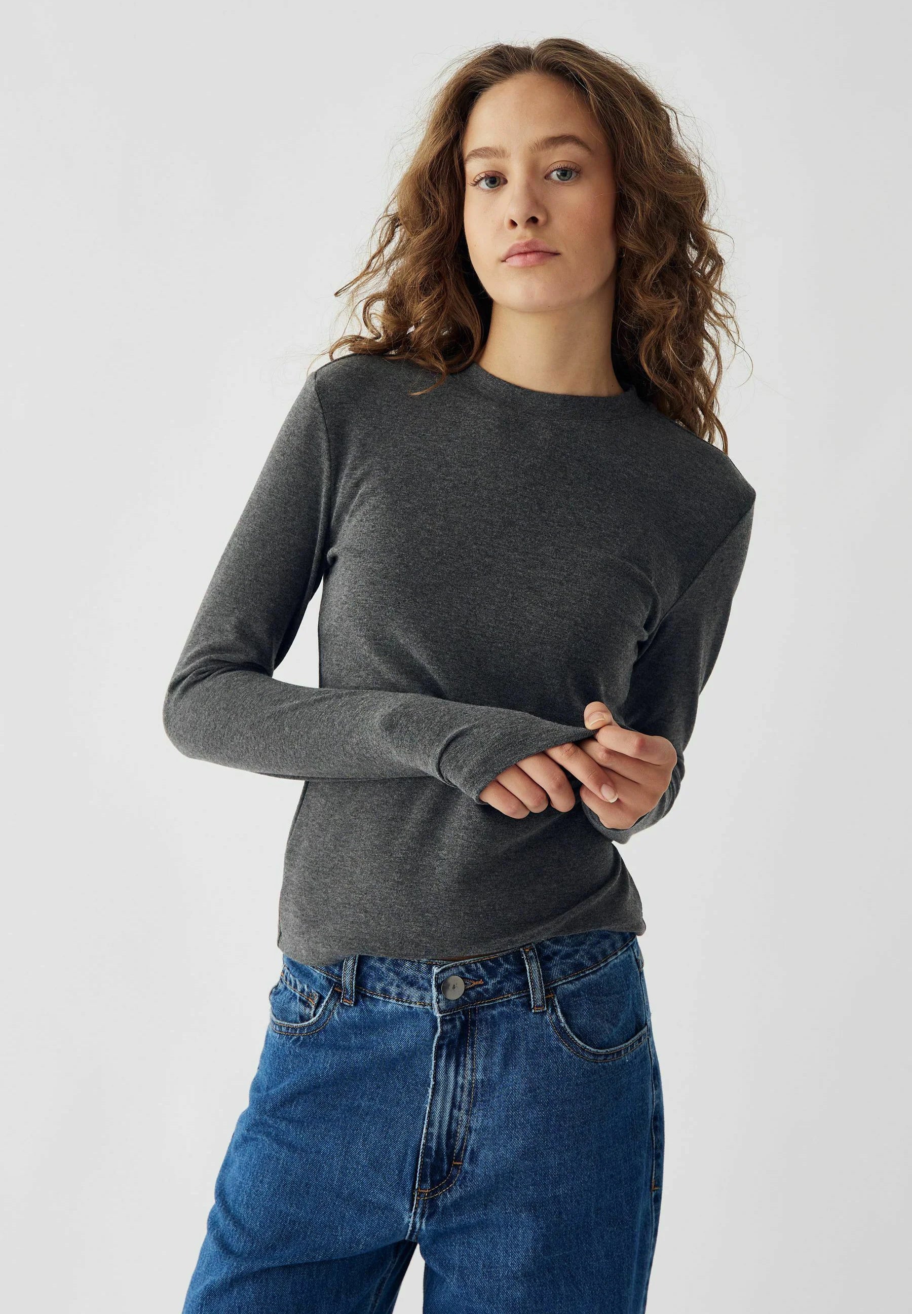 Noella Lidie LS Top Grey