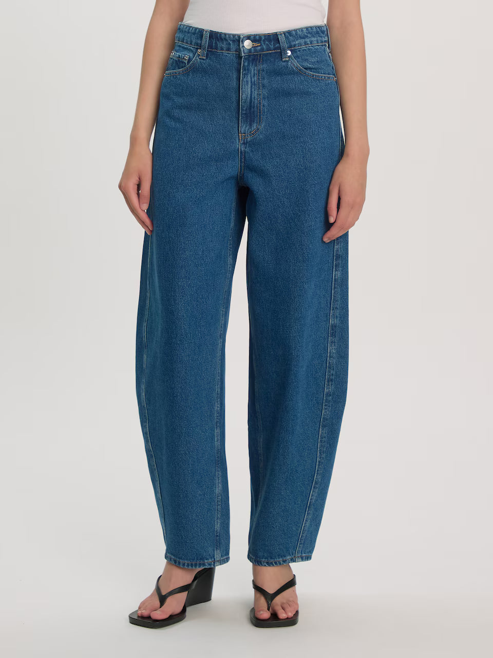 Camilla denim trousers mid blue denim