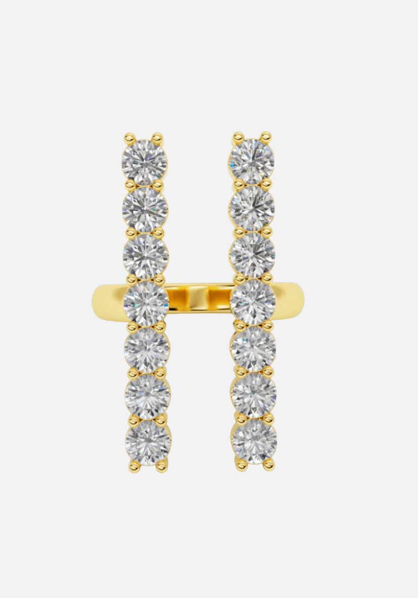 Iris Diamond Ring Gold