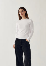 Noella Lidie LS Top White
