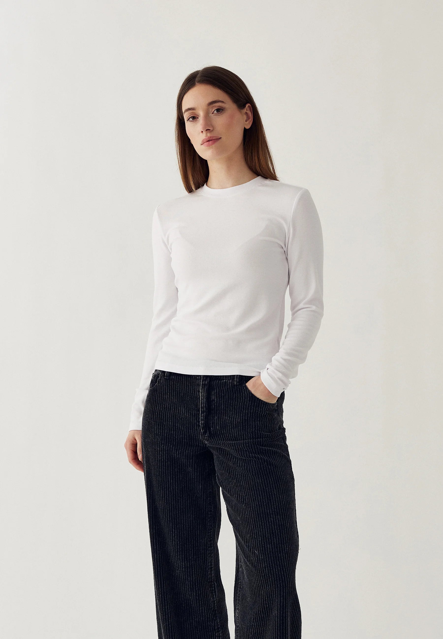 Noella Lidie LS Top White