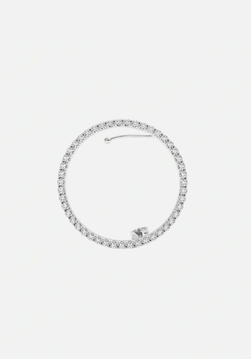 Kay Diamond Earstud Silver