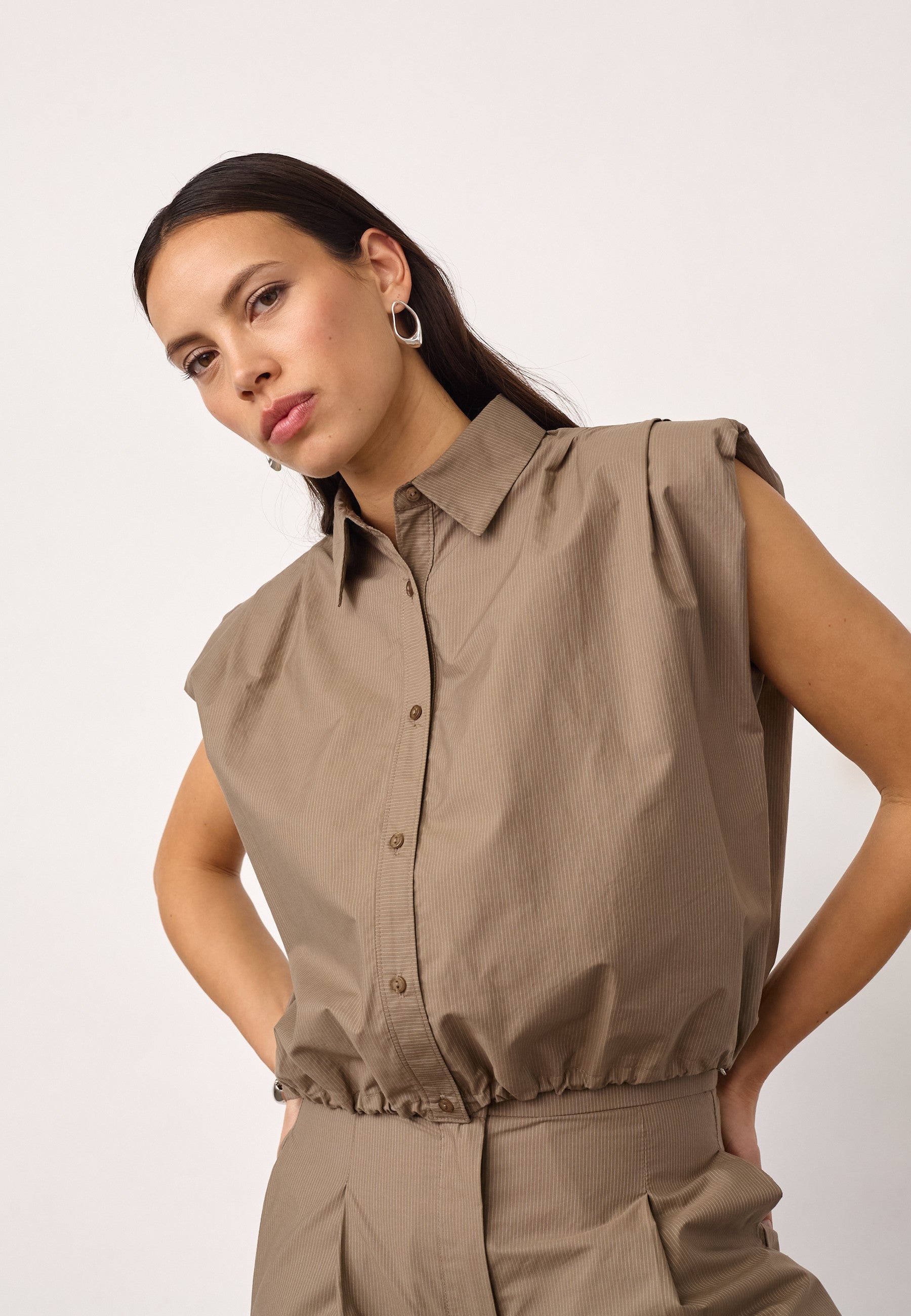OpheliaCC Pleat SS Shirt