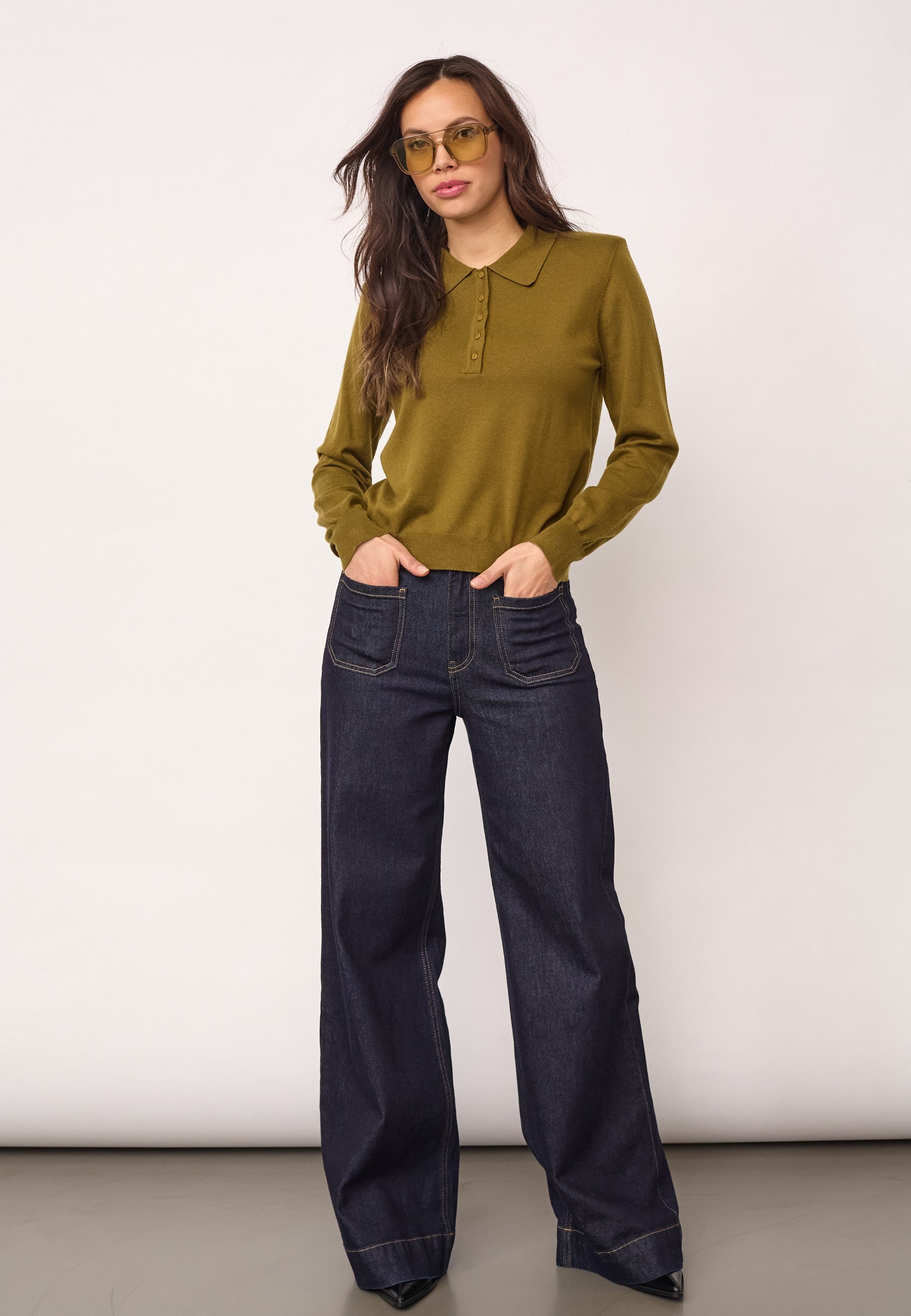 CoryCC Padded Polo Knit