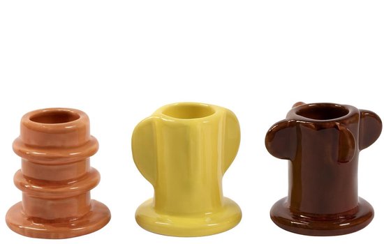 Candleholder 02 Brown