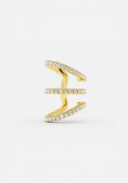 Trio Ivy Diamond Earcuff