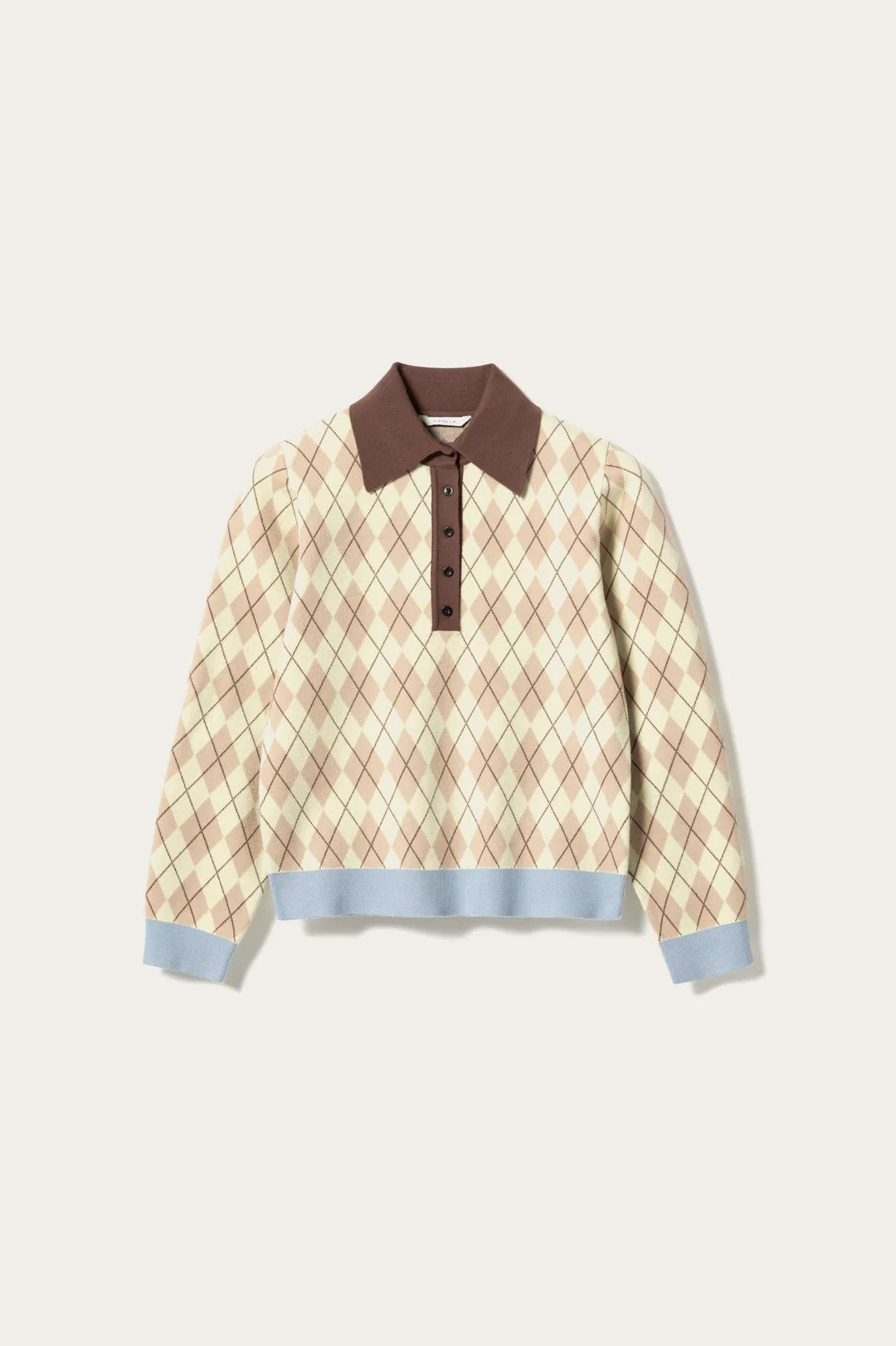 N-makayla knit diya yellow check