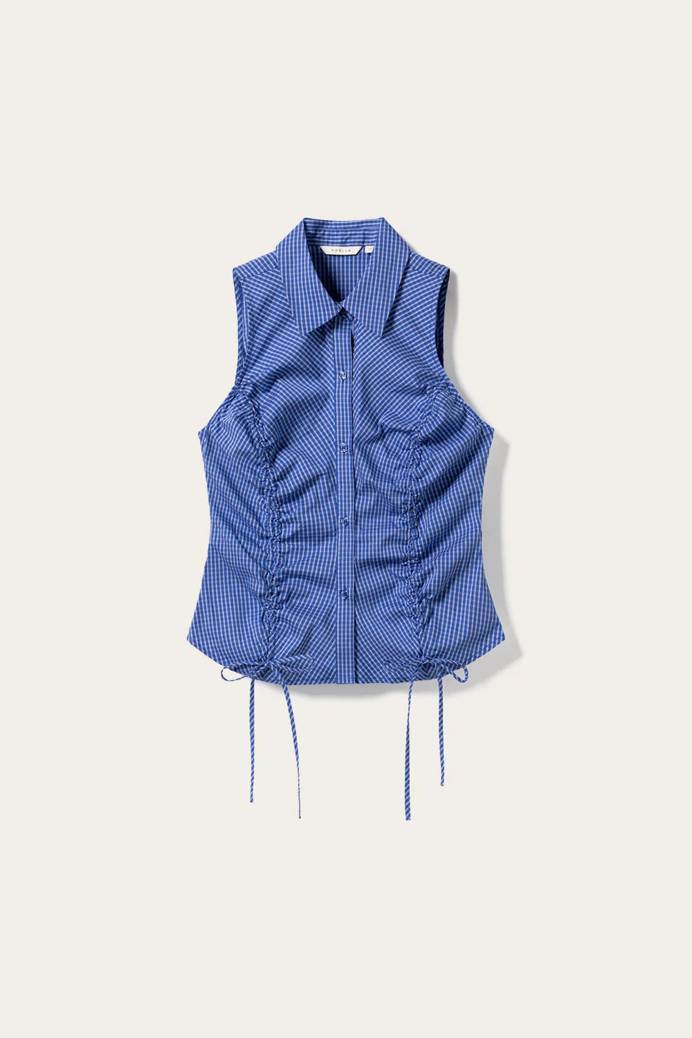 N-micaiah blouse blue check