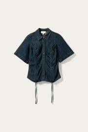 N-Micaiah blouse blue wash jeans