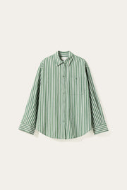 N-marlon shirt green stripes